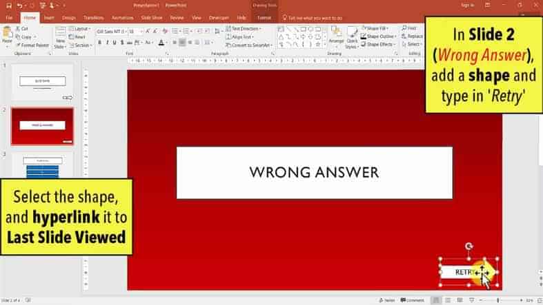 Retry PPT QUIZ Retry PPT QUIZ