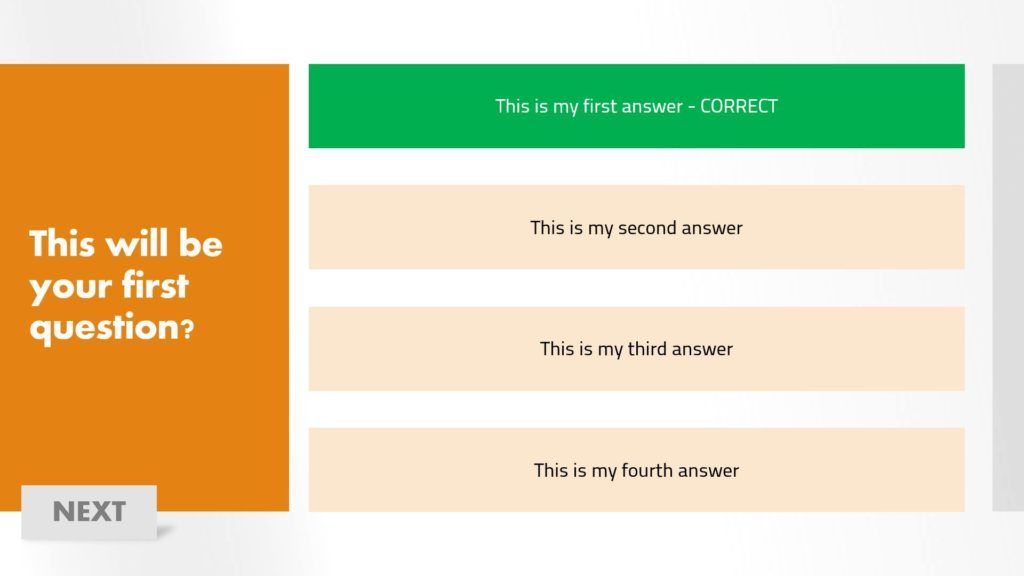 download free powerpoint quiz game template for free 1 frame design1 - 7 Free PowerPoint Quiz Templates To Download