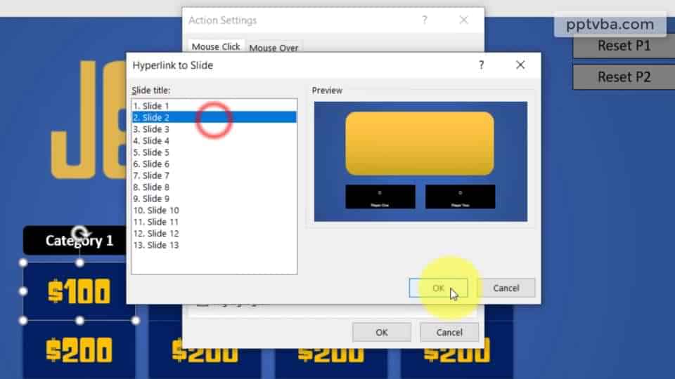 How to make Jeopardy Game in PowerPoint with ScoreBoard [Free Download PowerPoint Game Templates] 10-0 screenshot