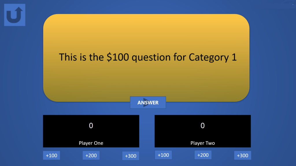 Jeopardy Free PowerPoint Template with Scoreboard Question Slide - How to CREATE JEOPARDY POWERPOINT GAME WITH SCOREBOARD