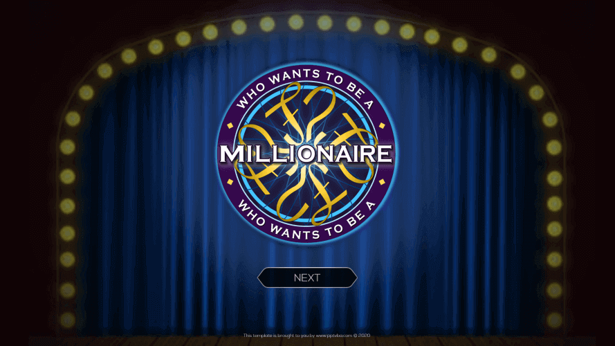 Who Wants To Be A Millionaire PowerPoint Game Template Download 1