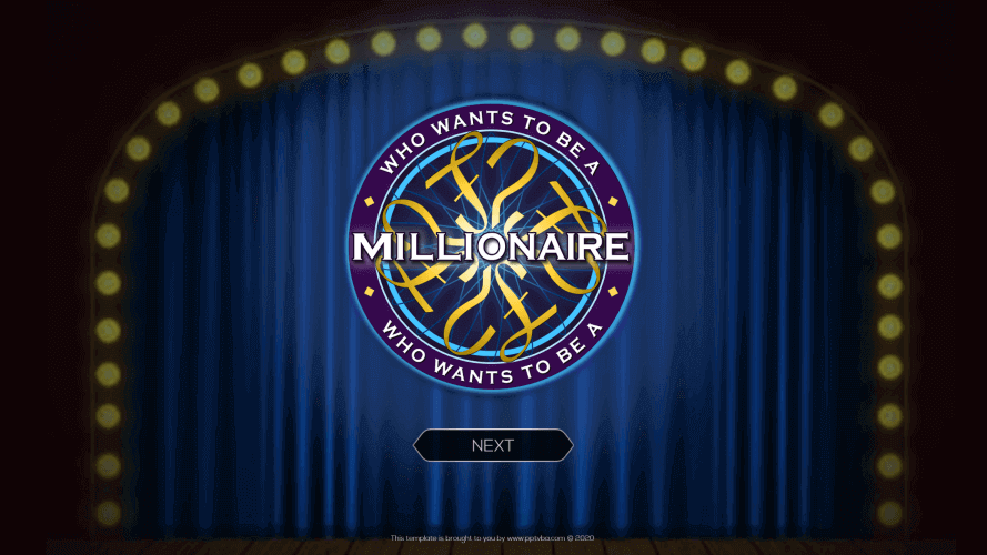 Who Wants To Be A Millionaire PowerPoint Game Template Download 1 - Who Wants to be a Millionaire? - Download PowerPoint Template Game