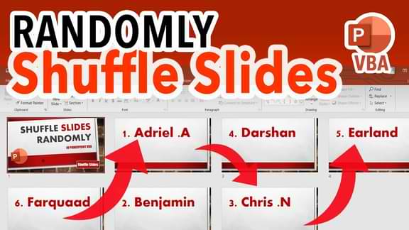 Shuffle PowerPoint Slides Randomly - How to Shuffle PowerPoint Slides in a Random Order