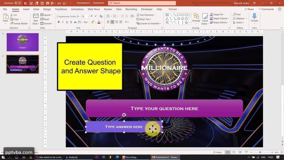 PowerPoint Game - Who Wants to Be A Millionaire 2