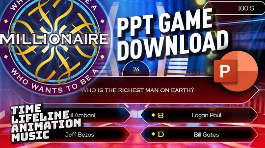PPT TEMPLATE Who wants to be a millionaire